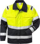 Palosuojattu Flamestat high vis takki lk.2, 4176 ATHS Hi-Vis Yellow/Navy - Suomen Brodeeraus