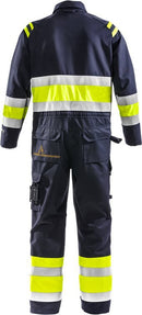 Palosuojattu flamestat high vis umpisuoja LK 1 8174 ATHS Hi-Vis Yellow/Navy - Suomen Brodeeraus