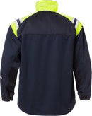 Palosuojattu Flamestat takki 4965 MFA Navy/Hi-Vis Yellow - Suomen Brodeeraus