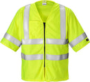 Palosuojattu high vis liivi lk 3 5023 FHA Hi-Vis Yellow 2XL - Suomen Brodeeraus