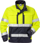 Palosuojattu High Vis takki lk 3 4584 FLAM Hi-Vis Yellow/Navy - Suomen Brodeeraus