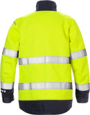 Palosuojattu High Vis takki naiset lk 3 4590 FLAM Hi-Vis Yellow/Navy - Suomen Brodeeraus