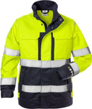 Palosuojattu High Vis takki naiset lk 3 4590 FLAM Hi-Vis Yellow/Navy - Suomen Brodeeraus