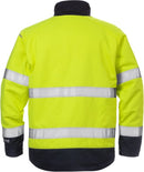 Palosuojattu High vis talvitakki lk 3 4588 FLAM Hi-Vis Yellow/Navy - Suomen Brodeeraus