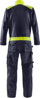 Palosuojattu umpisuoja 8044 WEL Navy/Hi-Vis Yellow - Suomen Brodeeraus