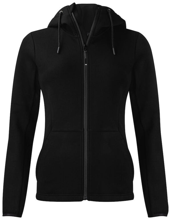 Pemberton Hood FZ Ladies Black - Suomen Brodeeraus