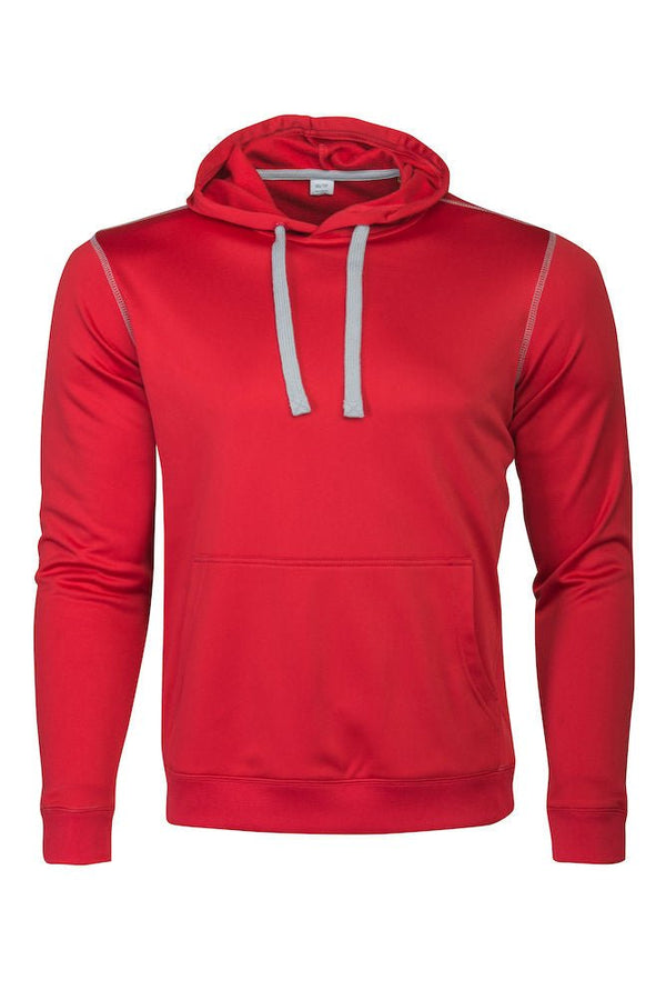Pentathlon hooded sweatshirt Red - Suomen Brodeeraus