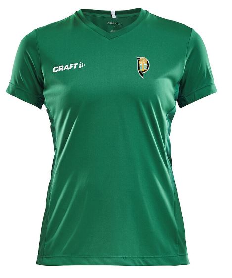 PetPet Craft Squad Jersey solid wmn Team green - Suomen Brodeeraus