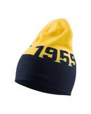 Pipo Tumma mariininsininen/Keltainen - Suomen Brodeeraus