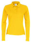 PIQUE LONG SLEEVE LADY (GOTS) YELLOW - Suomen Brodeeraus