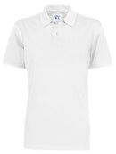 PIQUE MAN (GOTS) WHITE - Suomen Brodeeraus