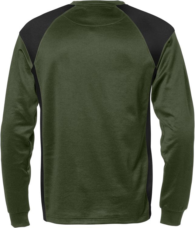 Pitkähihainen T-paita 7071 THV Army Green/Black - Suomen Brodeeraus