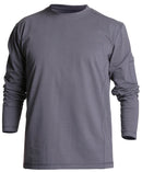 Pitkähihainen t-paita Harmaa - Suomen Brodeeraus