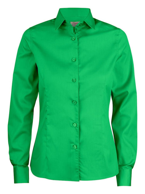 Point lady shirt Fresh green - Suomen Brodeeraus