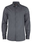Point shirt Steel grey - Suomen Brodeeraus
