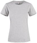 Premium Fashion-T ladies Grey Mel - Suomen Brodeeraus