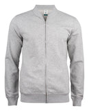 Premium OC Cardigan Grey Mel - Suomen Brodeeraus