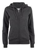 Premium OC Hoody FZ Ladies Antracit Mel - Suomen Brodeeraus