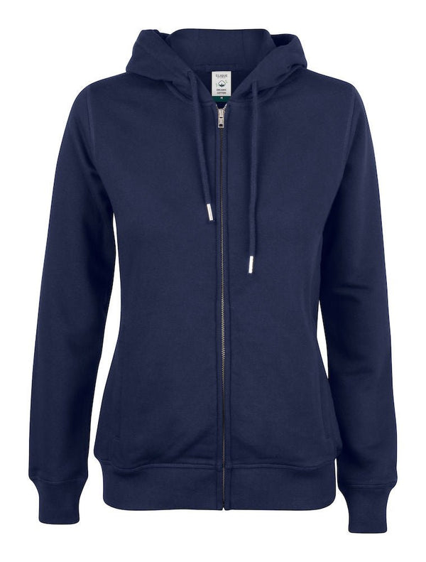 Premium OC Hoody FZ Ladies DkNavy - Suomen Brodeeraus