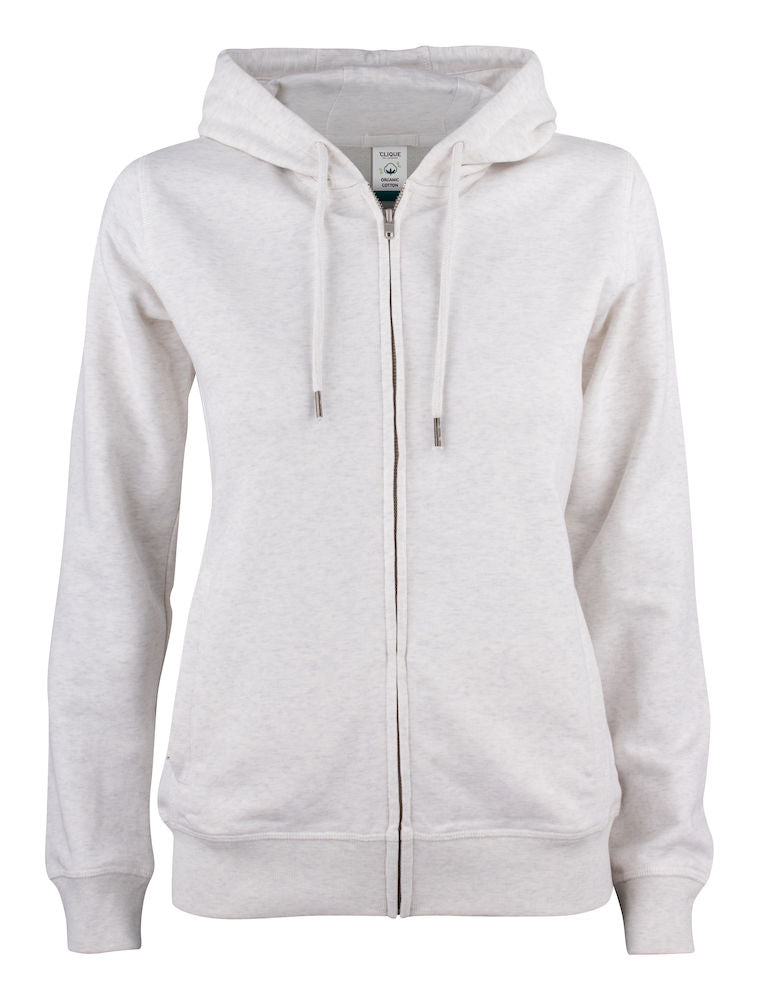 Premium OC Hoody FZ Ladies Nature Melan - Suomen Brodeeraus