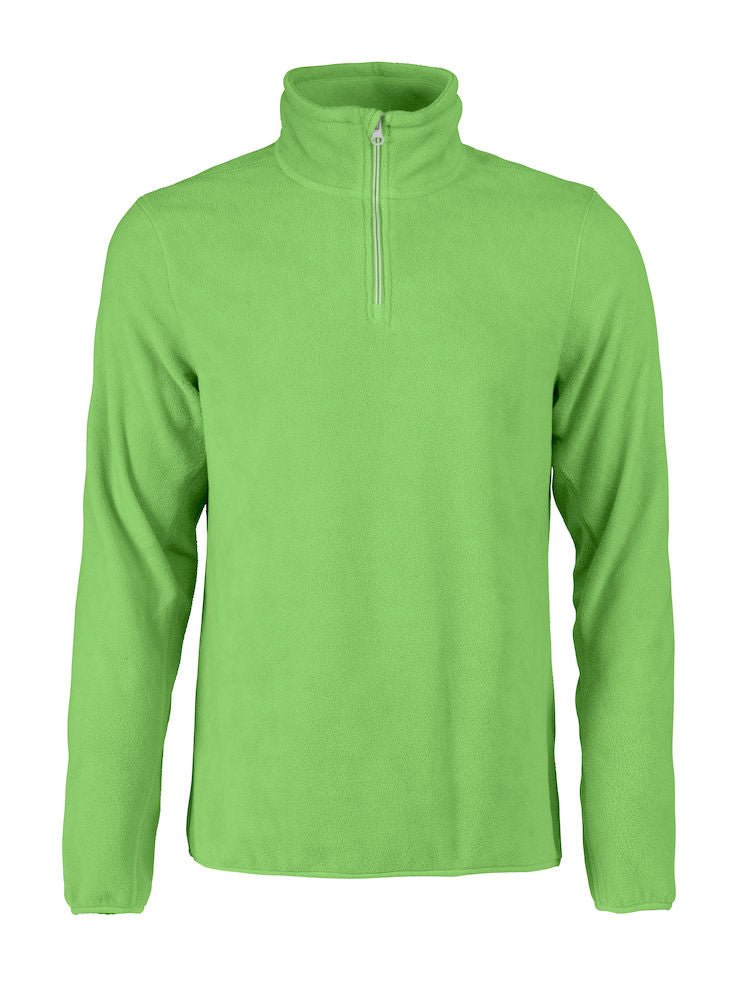 PRINTER FRONTFLIP FLEECE 1/2 ZIP Lime - Suomen Brodeeraus