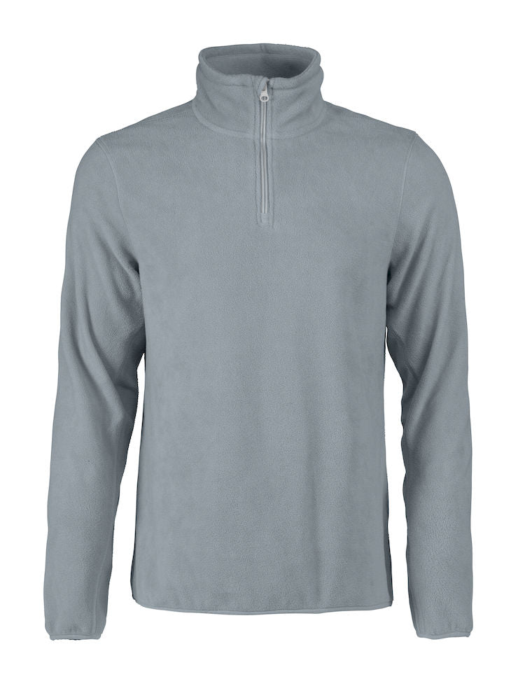 PRINTER FRONTFLIP FLEECE 1/2 ZIP Metal Grey - Suomen Brodeeraus