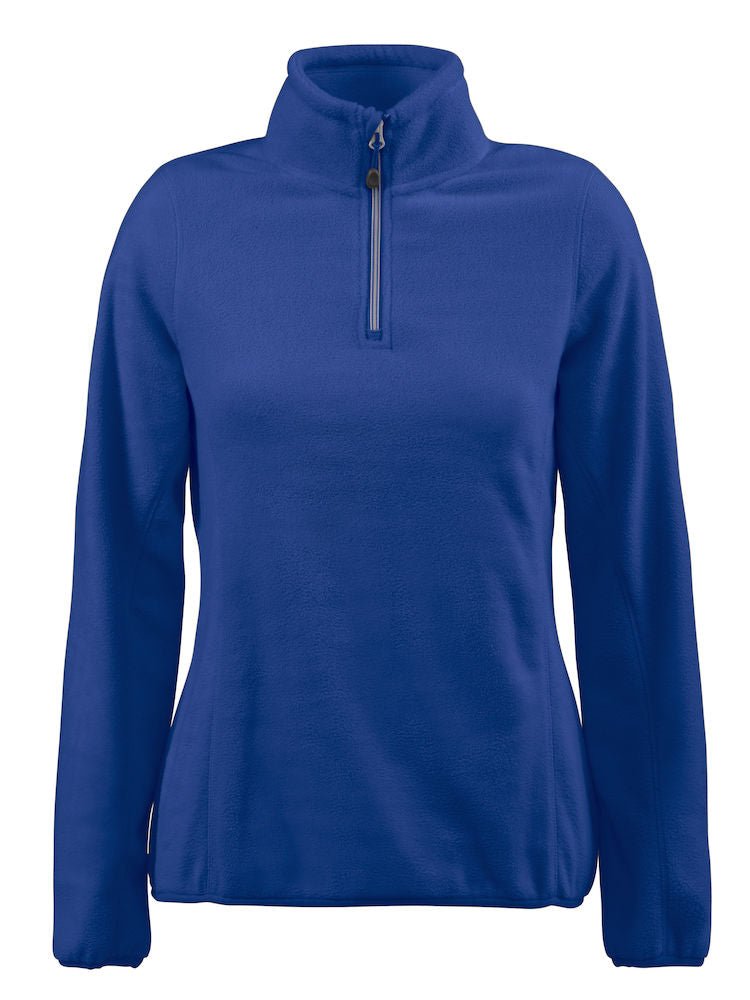 PRINTER FRONTFLIP LADY FLEECE 1/2 ZIP Blue - Suomen Brodeeraus