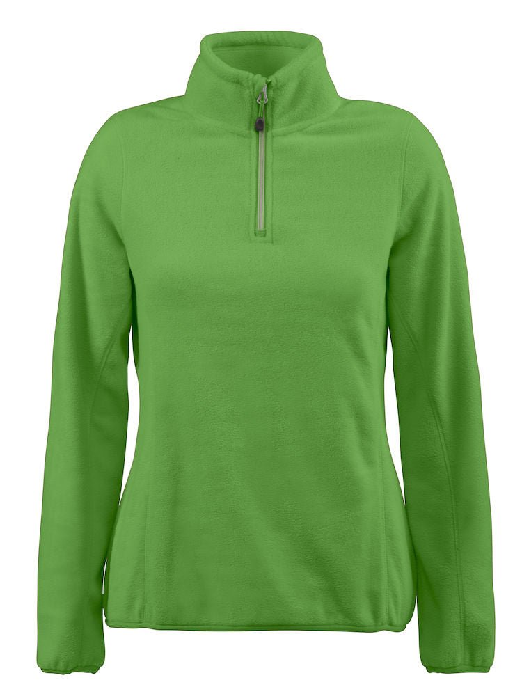 PRINTER FRONTFLIP LADY FLEECE 1/2 ZIP Lime - Suomen Brodeeraus