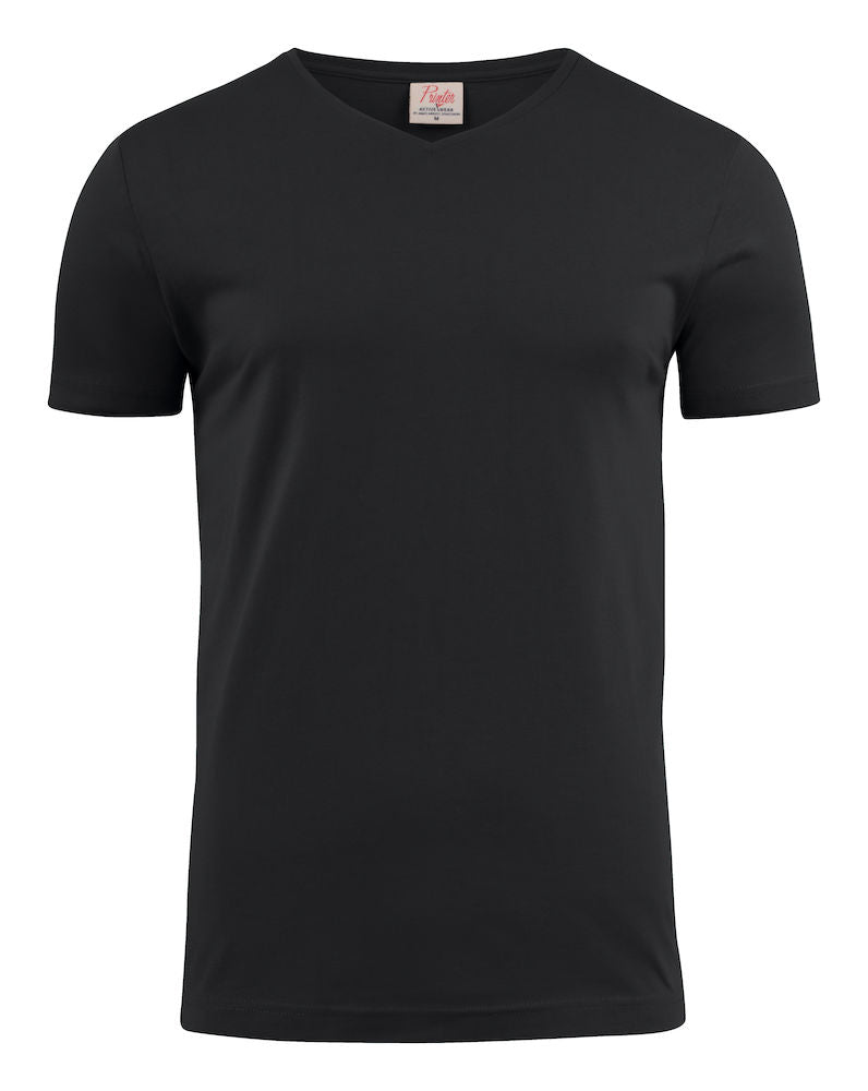 PRINTER HEAVY V T-SHIRT BLACK - Suomen Brodeeraus