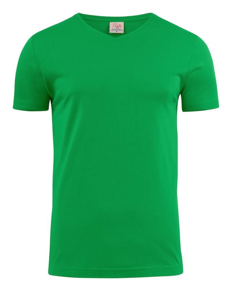 PRINTER HEAVY V T-SHIRT FRESH GREEN - Suomen Brodeeraus