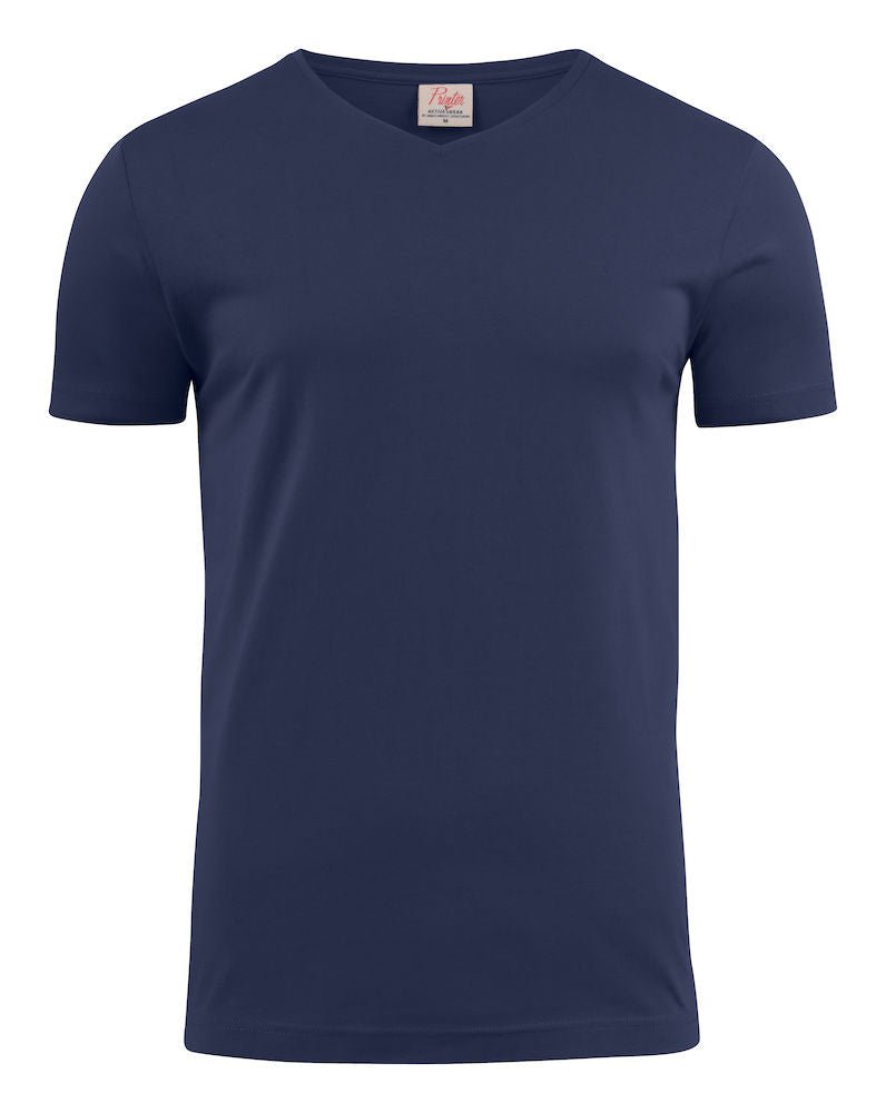 PRINTER HEAVY V T-SHIRT NAVY - Suomen Brodeeraus