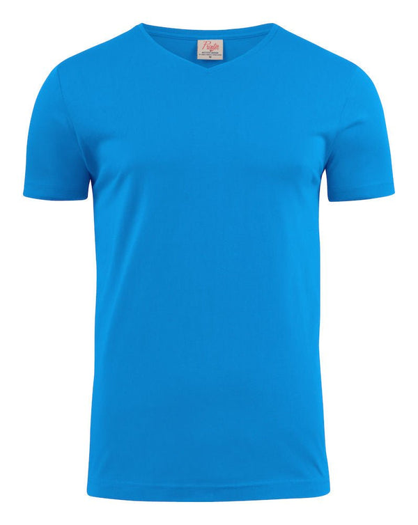 PRINTER HEAVY V T-SHIRT OCEAN BLUE - Suomen Brodeeraus