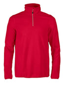 PRINTER RAILWALK FLEECE HALF ZIP Red - Suomen Brodeeraus