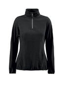 PRINTER RAILWALK LADY FLEECE HALF ZIP Black - Suomen Brodeeraus