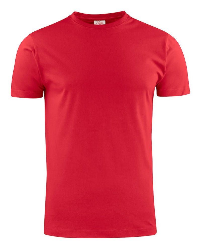 Printer RSX Heavy T-shirt red - Suomen Brodeeraus