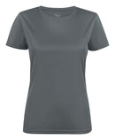 PRINTER RUN ACTIVE LADY T-SHIRT METAL GREY - Suomen Brodeeraus