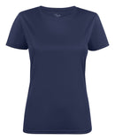PRINTER RUN ACTIVE LADY T-SHIRT NAVY - Suomen Brodeeraus