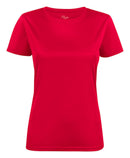 PRINTER RUN ACTIVE LADY T-SHIRT RED - Suomen Brodeeraus