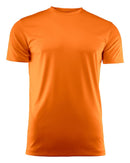 PRINTER RUN ACTIVE T-SHIRT BRIGHT ORANG - Suomen Brodeeraus