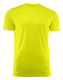 PRINTER RUN JUNIOR ACTIVE T-SHIRT BRIGHT YELLO - Suomen Brodeeraus