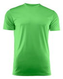 PRINTER RUN JUNIOR ACTIVE T-SHIRT LIME - Suomen Brodeeraus