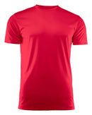 PRINTER RUN JUNIOR ACTIVE T-SHIRT RED - Suomen Brodeeraus