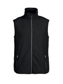 PRINTER SIDEFLIP FLEECE VEST Black - Suomen Brodeeraus