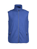 PRINTER SIDEFLIP FLEECE VEST Blue - Suomen Brodeeraus