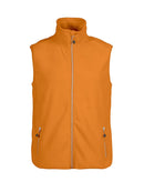 PRINTER SIDEFLIP FLEECE VEST BrightOrange - Suomen Brodeeraus