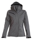 Printer SKELETON LADIES SOFTSHELL JACKET Grey - Suomen Brodeeraus