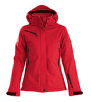 Printer SKELETON LADIES SOFTSHELL JACKET Red - Suomen Brodeeraus