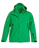Printer SKELETON SOFTSHELL JACKET Green - Suomen Brodeeraus