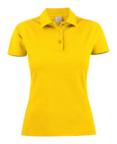 Printer Surf Lady polo pique Lemon - Suomen Brodeeraus