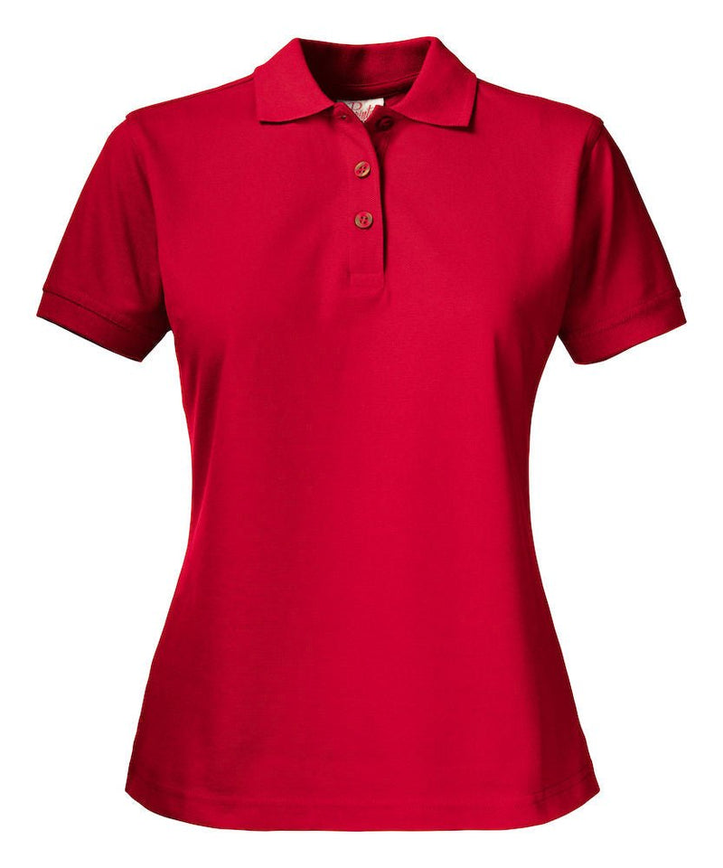 Printer SURF PRO LADY POLO PIQUE RED - Suomen Brodeeraus